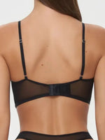 Minimizer Bras for Women Full Coverage Unlined Lace Sexy Plus Size Underwire Bra Large Breasts Embroidered Mesh Sheer Lingerie