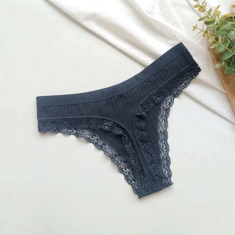 3Pcs/Set Cotton Panties Women G-string Female Underpants Sexy Lingerie Seamless Underwear Low Rise Panties M-XL Intimates