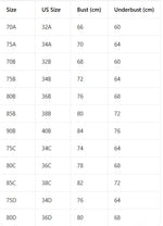 Women's Floral Lace Bra Front Closure Push up Bra Convertible Straps Underwire Support Women's Underwear Top