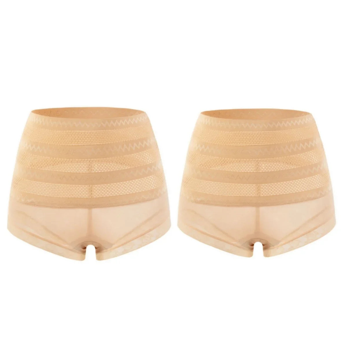 2Pcs/Set Bodyshaper Women Control Panties Tummy Control Bottom Belly Tightening Female Pants Lifting Hip High Waist Underwear