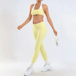 Women's Yoga Sets Fitness Sports Gym Slim Fit Hip-lifting Beautiful Back Suits Workout Casual Running Training Sets