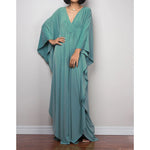 Greek Goddess Long Dress Batwing Sleeve Tunic Beach Cover Up Cover-ups Beach Dress Beach Wear Beachwear Kaftan Maxi Dress V4427