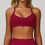 Sports Bra High Lmpact Sports Bra Sexy Yoga Fitness Top Women Sports Underwear Push-Up Bra Sportswear Workout Sports Top Female