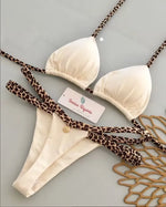 2026 Swimwear Women CuteCherry Print Brazilian Thong Bikini Set Sexy Thong Swimsuit Two Pieces Bathing Suit Women Beach Wear