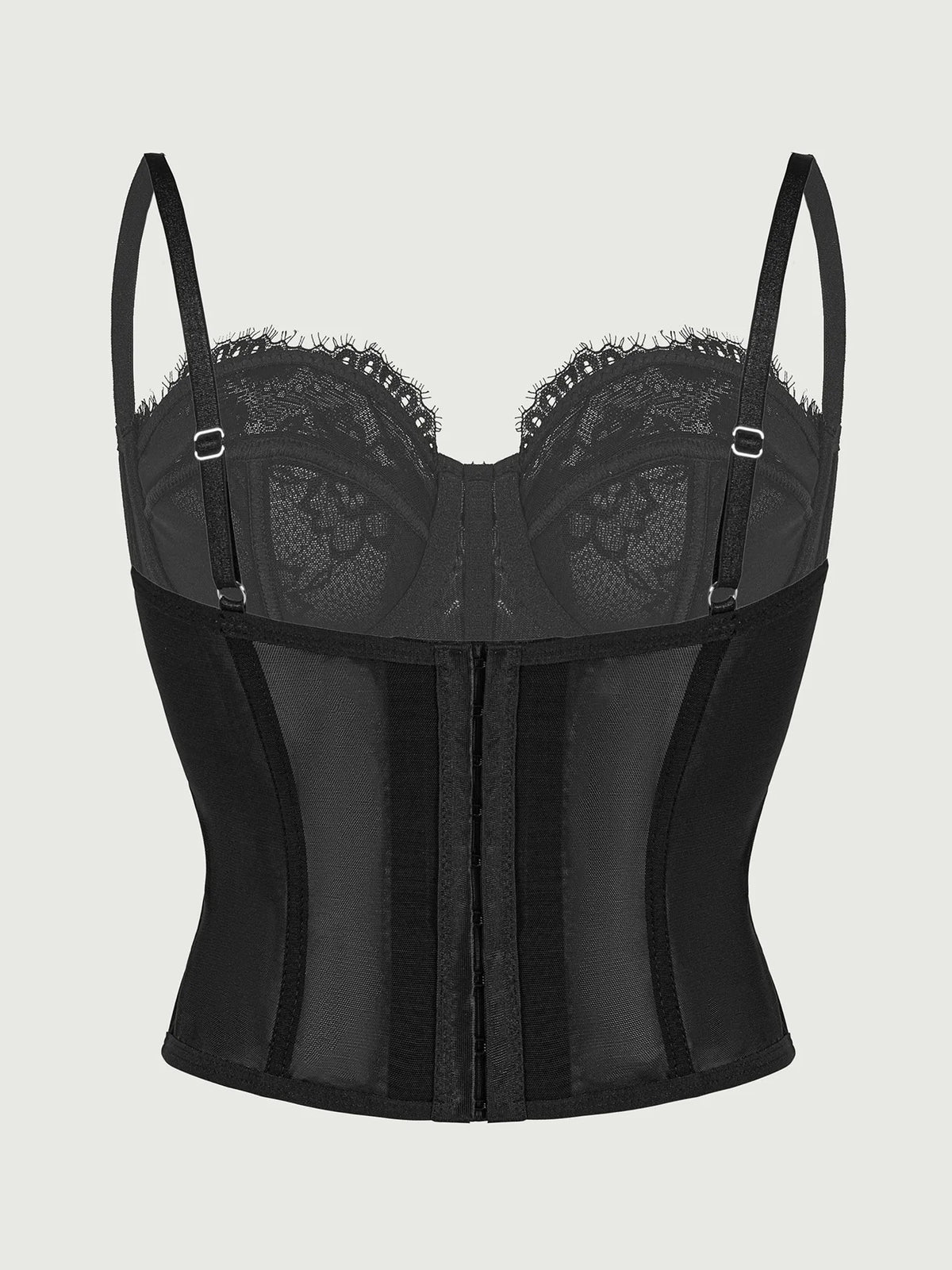 Sexy Lace Fishbone Corset Waist Cincher Casaul Style Tight Camisole Vest Outerwear For Women Backless Sleeveless Charming NPNV