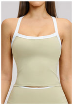 Women's Pilates Tank Top Push-Up Sports Bra Hollow Breathable Fitness Bras Gym Yoga Vest Running Tops High Strength Sportswear