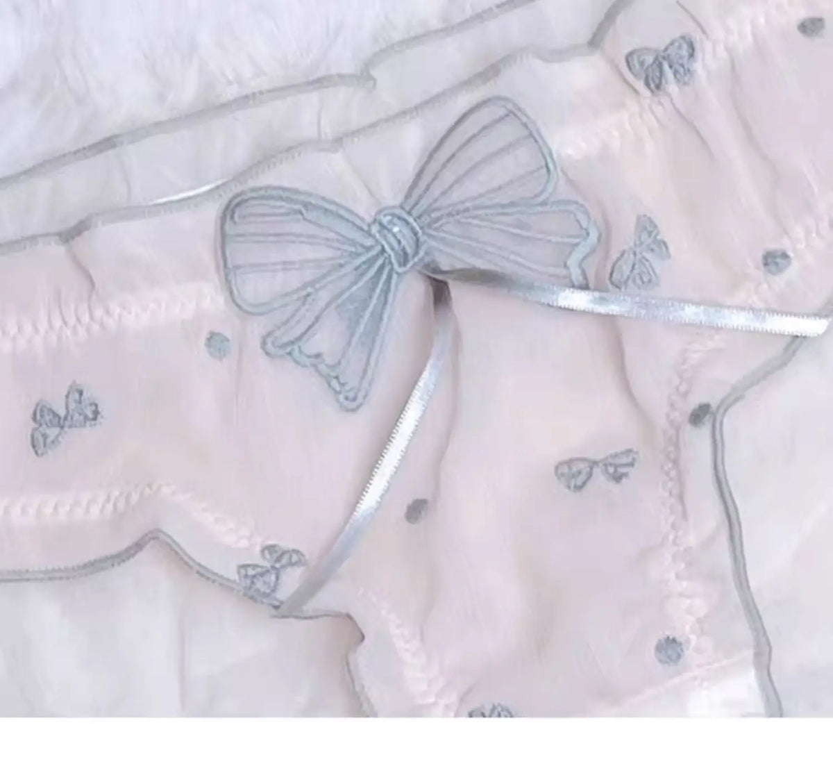 Japanese MOMOKO Butterfly Lingerie Set Wireless Bralette Sweet Pure Style Push Up Gathering Support for Small Chest No Underwire