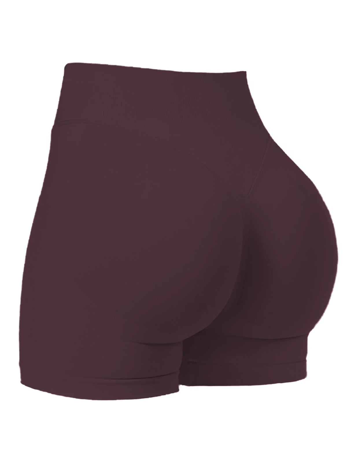Seamless Hip Hugging Fitness Shorts, Internet Famous Sports Three Part Pants, High Waisted and High Stretch Peach Hip Pants for