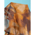 Tie Dye With Skirt Halter Cover Up Bikini Female Swimsuit Women Swimwear Four-pieces Bikini set Bather Bathing Suit Swim V8114
