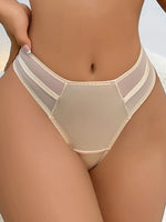 Sexy Pure Lust Style Satin Panties for Girls, Red Thin Transparent Lace Hip-Hugging Low-Waist Briefs for Their Zodiac Year