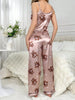 Women's Sleepwear Bear Print Camisole Trousers Pajama Set Loungewear Women Sexy Lingerie Pyjamas Silk Pajamas For Women Homewear