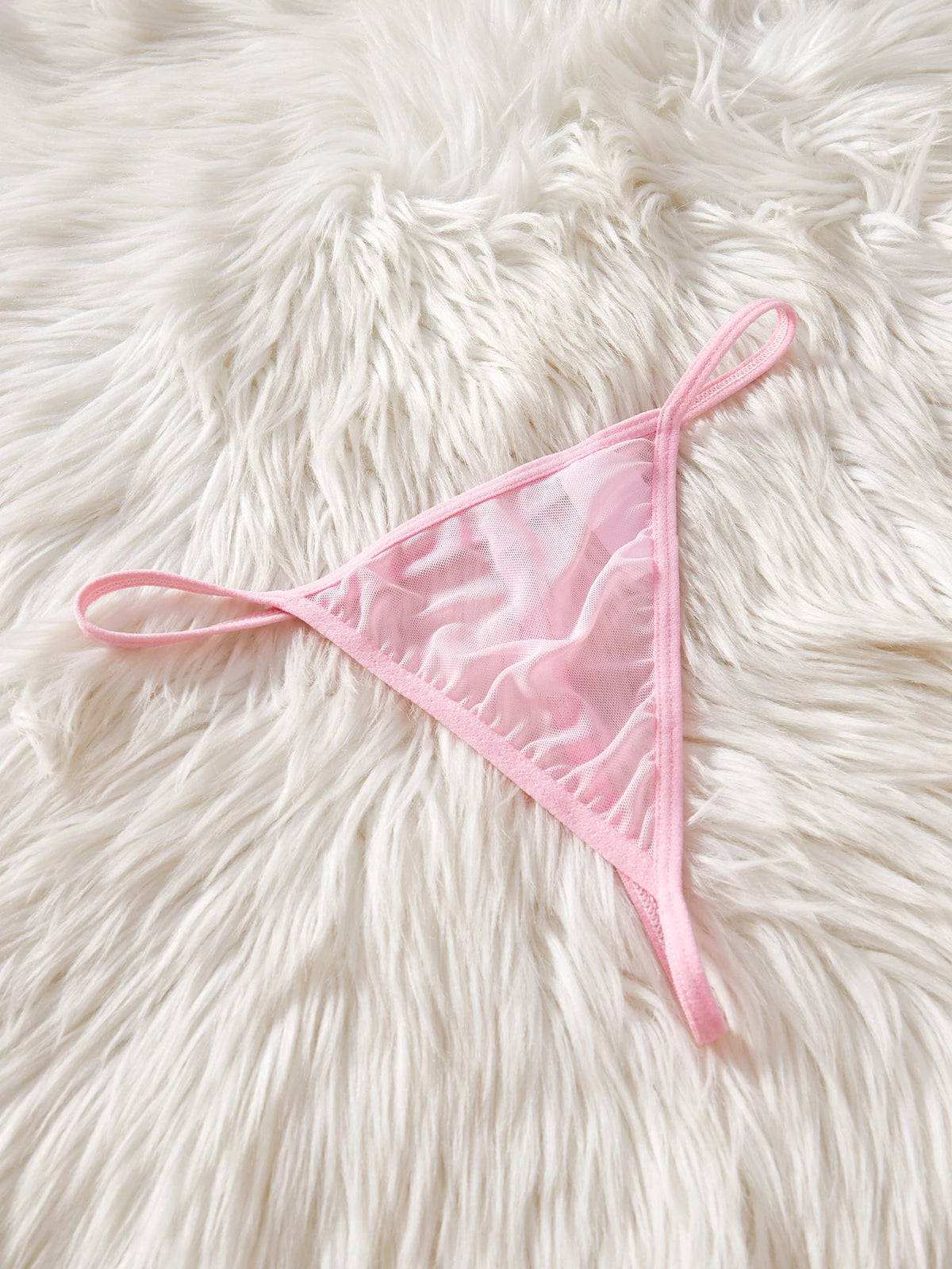 Pink Lips Transparent Bra Erotic Sets Sexy Fairy Lingerie Women See Through Lace Nightdress Delicate Ultra Hot Nighty With Thong