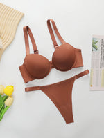 Best Selling Leopard print thickening Sexy Underwire Two Piece Push Up Push Up Bras lingerie Set For Women B2051