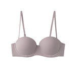 7 Color Women Seamless Underwear Sexy 1/2 Cup Push Up Bra Cotton Comfortable Underwie Brassiere Plus Size CD Cup Female Lingerie