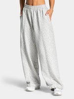 Loose Leopard Print Yoga Lounge Pants - Comfortable Sport Leggings for Workout & Casual Wear