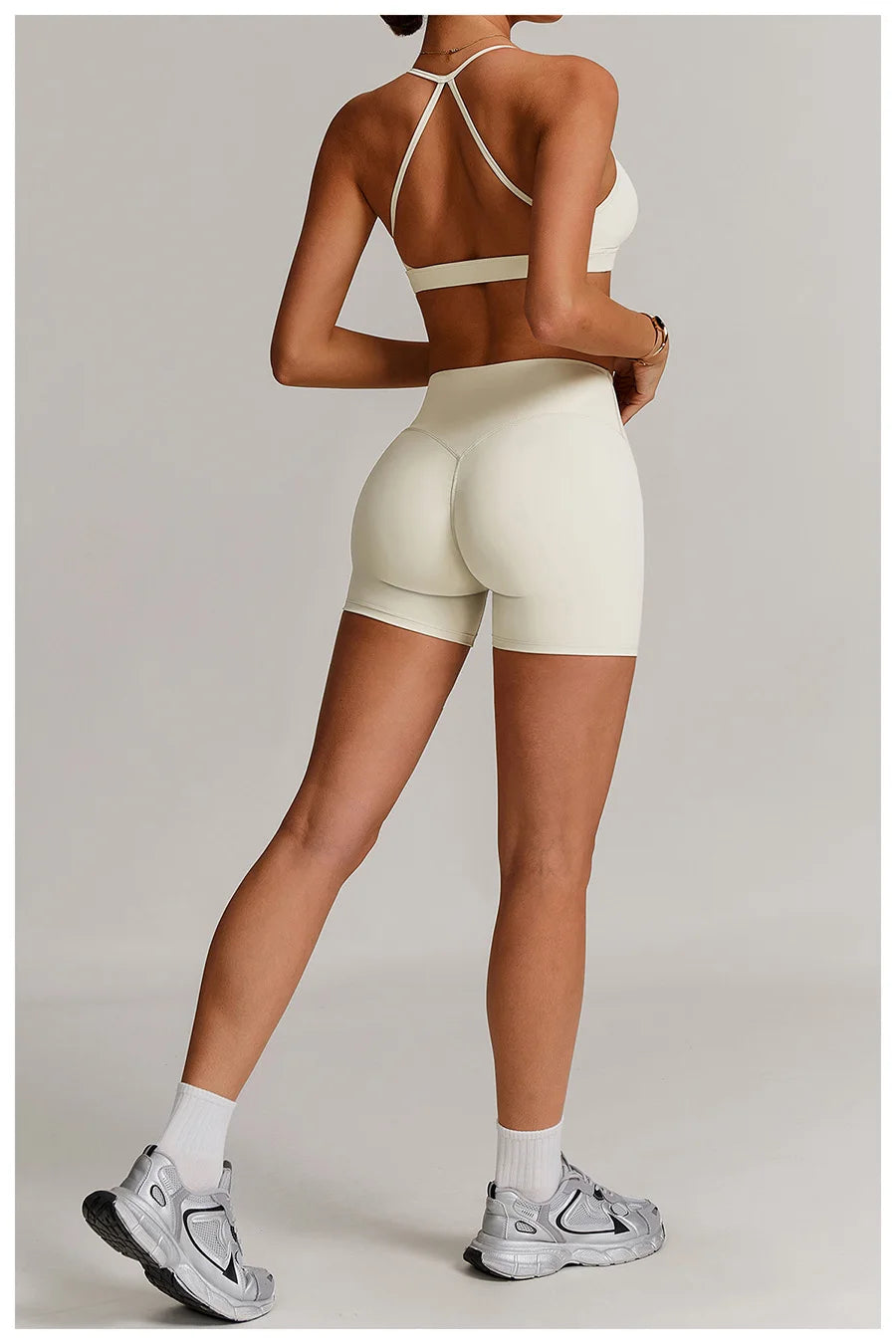 Women 2PCS Yoga Suit Sports Gym Set Tracksuit Workout Long Sleeve Shirt Fitness Flared leggings Short sleeve shorts running suit