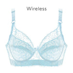 Push Up Bra Sexy Embroidery Lace Wire Free Bra Thin Padded Intimate 75-105 B C D Brassiere Wireless Bralette For Women Underwear