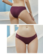 3Pcs/set Women's Cotton Panties M-2XL Trendy Patchwork Lace Underwear Female Low Waist Briefs Ladies Comfortable Underpants 2023