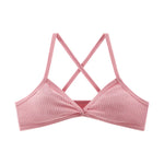 V-neck Sexy Bras For Women 1/3 Cup Wireless Bra Without Pads Sexy Lingerie Breathable Bralette Female Underwear S-L