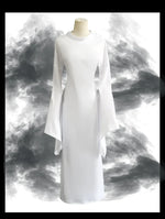 Sexy Ghost Costume for Women, White Gothic Dress, Ghost Cosplay Outfit, Halloween Party Dress, Elegant Scary Boo Lady Costume