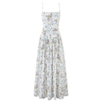 Summer Spring Floral Printed Women's Dress Elegant Retro Boho Party Dresses Elegant Vinatge A-line Maxi Vestidos 2025 New In