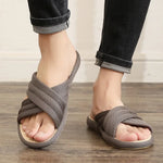Breathable Cotton Linen Slippers For Women Men Spring Summer House Shoes Anti-slip Solid Color Couples Home Floor Slides