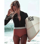 2026 Surfing Sport Swimsuit Long Sleeves Women One Piece SwimsuitSwimwear Solid Monokini Bathing Suit Tropical Bodysuit Female