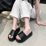 Summer Eva Chunky Platform Slippers Women Comfortable Soft Thick Bottom Sandals Woman 2025 Non Slip Beach Flip Flops Female