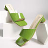 New Slippers Women's Fashion Open Toe Sandals Sexy High Heels Lady Slippers Low Heel Summer Sandals New Size