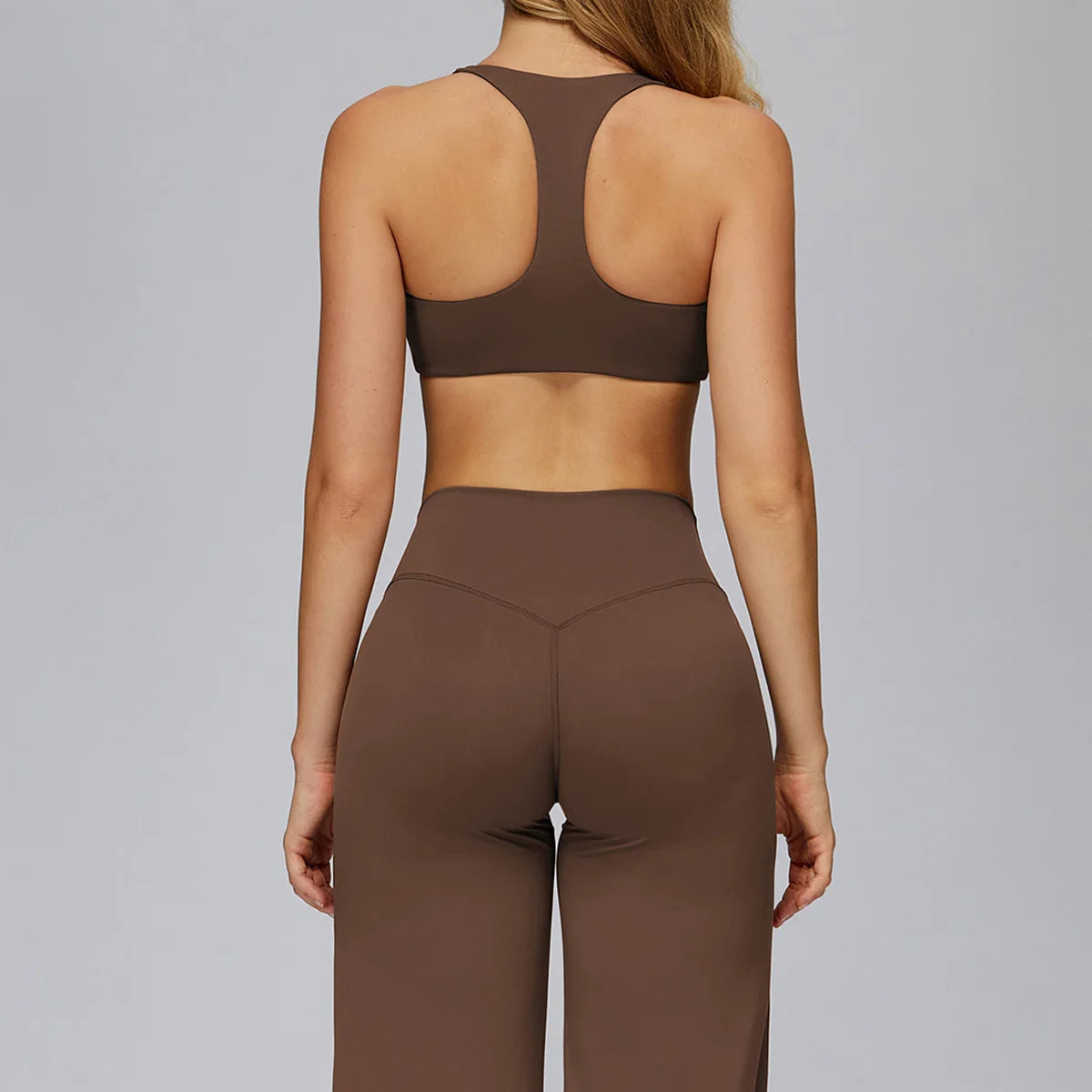 New yoga set 2 pieces gym set Women Long Sleeve Sports Shirts Sports Bra Leggings Suit Fitness Running Workout Suits Tracksuit