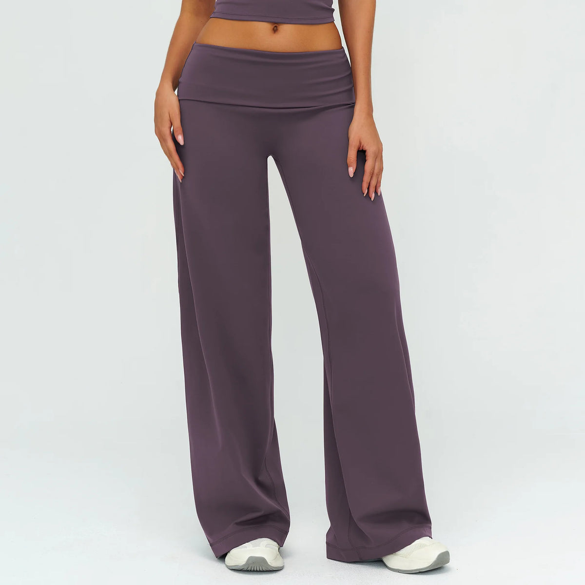 Yoga Pants Women High Waist Fitness Sports Flared Trousers Gym Workout Jogging Wide Leg Pants Female Dance Sports Flared Pants