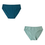 2Pcs/Set Cotton Panties Women Low Rise Underwear Solid Color Comfort Breathable Briefs Sexy Lingerire M-XL Seamless Intimates