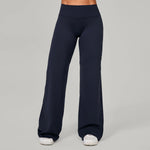 Women Straight Yoga Leg Bottoms Soft Stretchy Fabric Women's Yoga Pants GYM Sweat-Wicking Properties Running Sport Trousers