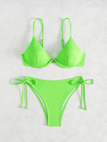 ZTVitality Solid Underwire Sexy Bikini 2025 New Arrival Biquini Padded Push Up Bandage Swimsuit Women Swimwear Summer Beachwear