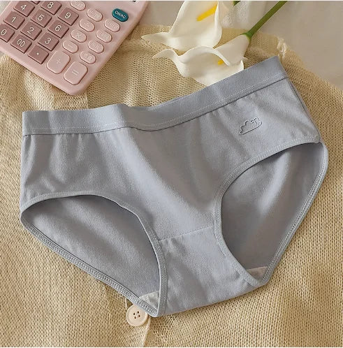 3Pcs Women's Cotton Underwear Panty Cute Sexy Panties Female Seamless Underpants Solid Color Panty Intimates Women Lingerie S-XL