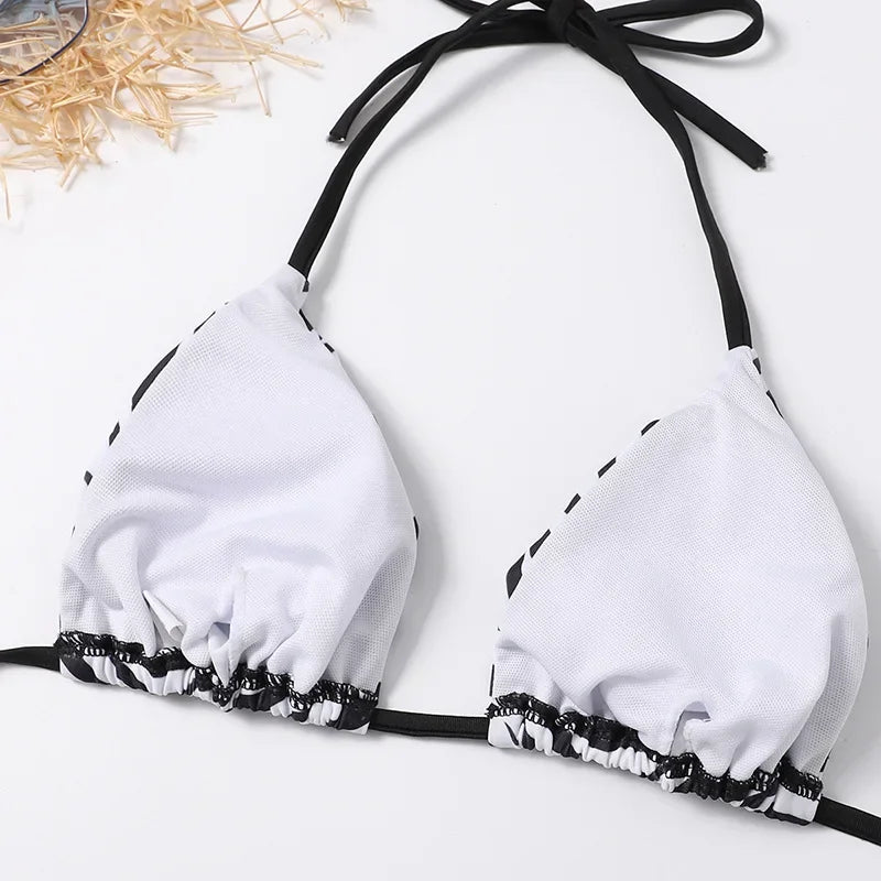 Fish Scales Shiny Halter Triangle Bikinis Sets Swimwear Women Micro Thong Swimsuits Swimming Suit Biquinis Bikinis de Mujer 2026