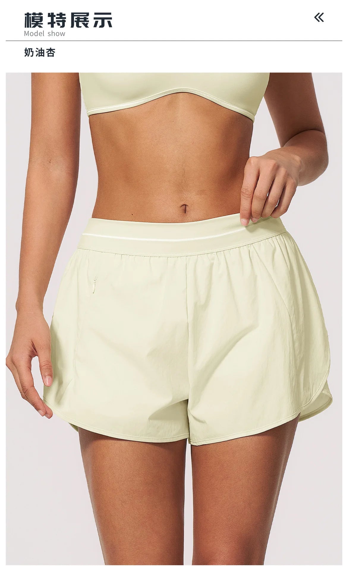 New Brushed Sports Shorts Women High Waist Fake Two Pieces of Anti Glare Shorts Leggings Casual Loose Pocket Fitness Sportwear