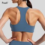 Softmotion Sports Bra Women Padded Yoga Bra Top High Support Gym Bra Top Pilates Yoga Tank Top Y back Push Up Fitness Underwear