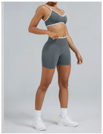 2PCS Yoga Suit Seamless Sports Set Gym Outfits Women Tracksuit Running Workout Clothes Sports Bra Athletic Wear Yoga Clothing