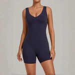 Women's Seamless Yoga Jumpsuits Fitness Sports Gym Beauty Backless Slim Fit Sling One-piece Running Workout Training Bodysuits