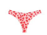 5Pcs Women Ultra-thin Seamless G-string Seamless Print Thongs Sexy Panties Ladies Soft Cute Thongs Female S-XL T-Back Panties