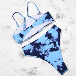 ZTVitality Sexy Bikinis Solid Push Up Bikini 2021 Hot Sale Padded Bra Straps High Waist Swimsuit Female Swimwear Women Biquini