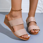 2026 Summer High Quality New Fashion Casual Platform WedgeHigh Quality New Fashion slippers women