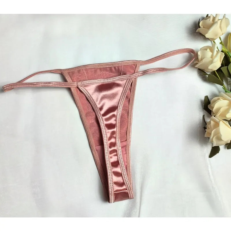 Toucheart 4PCS Patchwork Sexy Interesting Underwear Thong Set Slim Backless Lace Up Hollow OutFloral Mesh Sexy Underwear Set