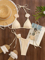 2026 Sexy Bikinis Swimsuit New Women Swimwear High Cut Bathing Suit Brazilian Biquini Sexy Bikini Sets Solid Brazilian Beachwear