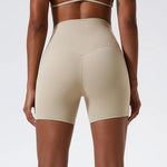 Hearuisavy Summer Soft Yoga Shorts Buttock Lift Gym Leggings Women High Waist Sports Shorts Women Running Workout Shorts Female