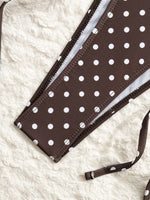 With Shorts Polka Dot Halter Mini Micro Thong Bikini Female Swimsuit Women Swimwear Three-pieces Bikini Set Bathing Suit Swim