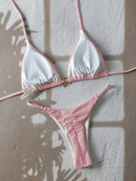 Sexy Metal Starfish Bikini Set Women Yellow Blue Push Up Bra Thong Swimsuit 2026 Summer Bathig Suit Bandage Holiday Swimwear