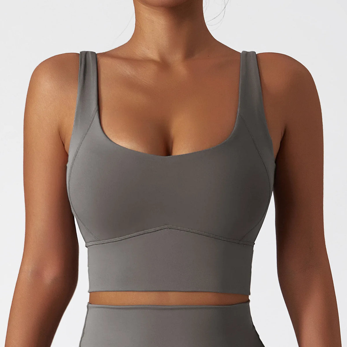 Comfort SkinFriendly Sports Bra With Chest Pad Tank Top Women Gym Fitness Running Yoga Bra Stretch Pull Up Vest Underwear Women