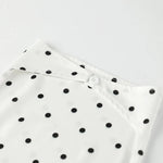 Women Halter Tank Tops Dots Print Asymmetric Hem Vest 2026 Summer Fashion Sleeveless Elegant Retro Blouses Streetwear